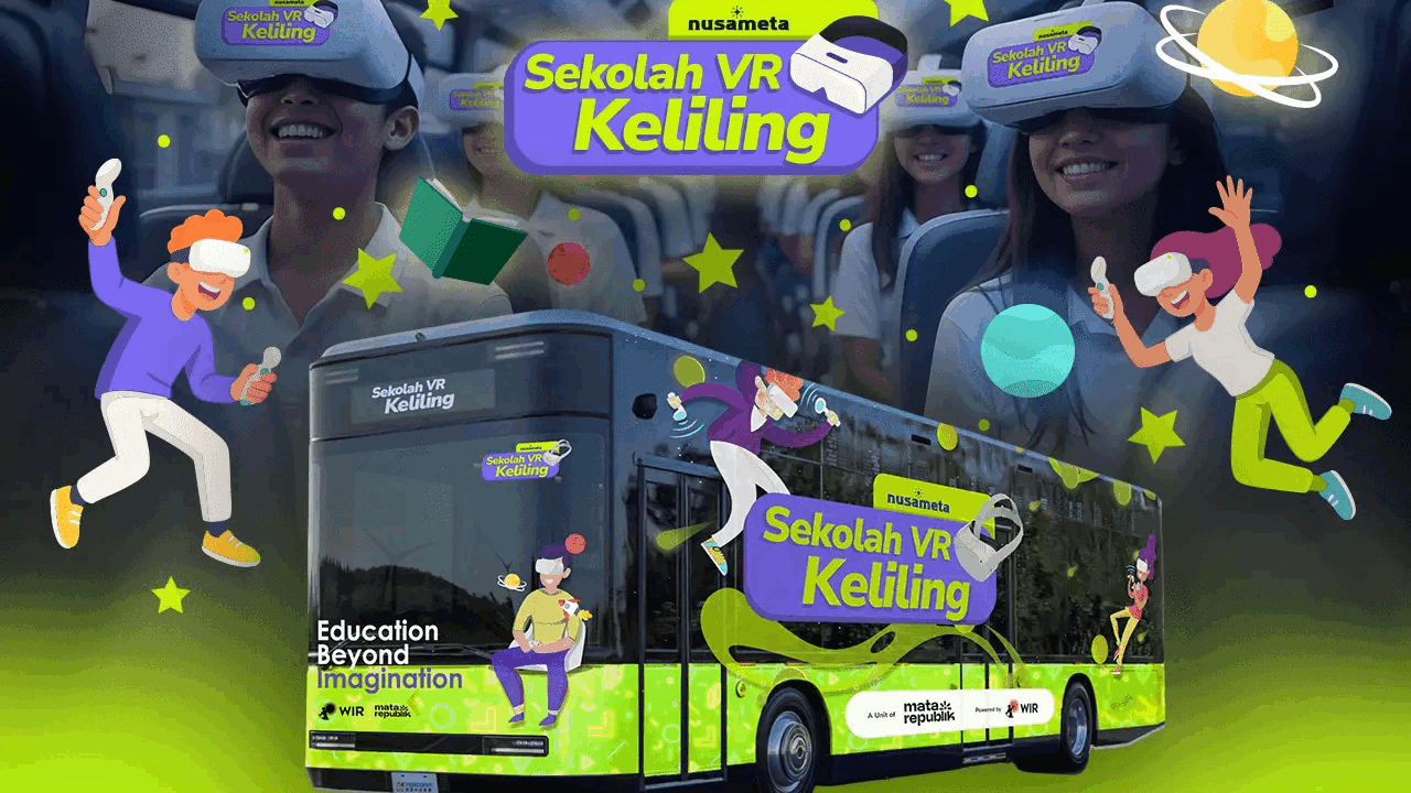 Semakin Maju dan Berkembang, Nusameta Luncurkan Sekolah VR Keliling